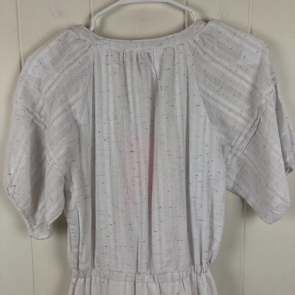 Betsey Johnson Snow White Speckled Lined Tiered X-Small Dress - Picture 5 of 10